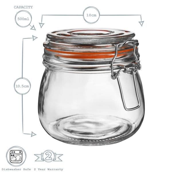 500ml Clip Top Jar