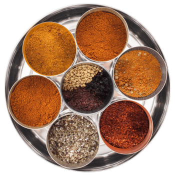 Middle Eastern & African Spice Tin with 9 Spices ( Masala Dabba )