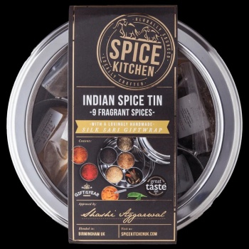Indian Spice Tin with 9 Spices ( Masala Dabba )