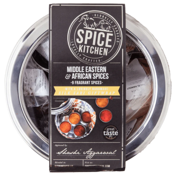 Middle Eastern & African Spice Tin with 9 Spices ( Masala Dabba )