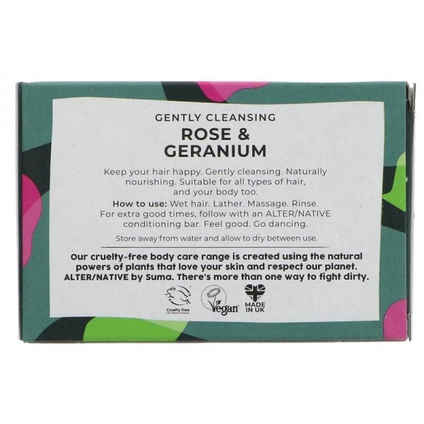 Alter/Native  Rose & Geranium Shampoo Bar
