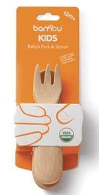 Bamboo Baby Fork & Spoon