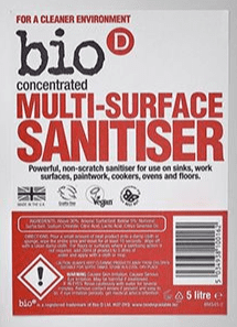 Bio D Multi Surface Sanitiser