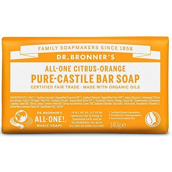 Castile Soap Bar - Citrus Orange