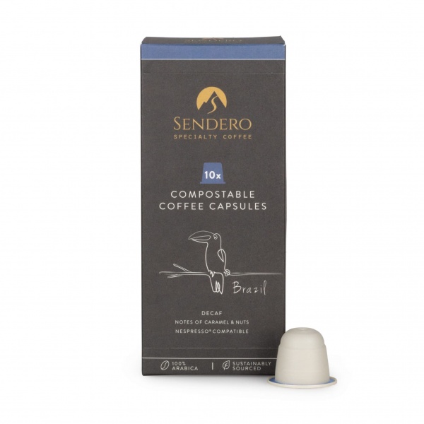 Compostable Coffee Capsules - Brazil Decaf