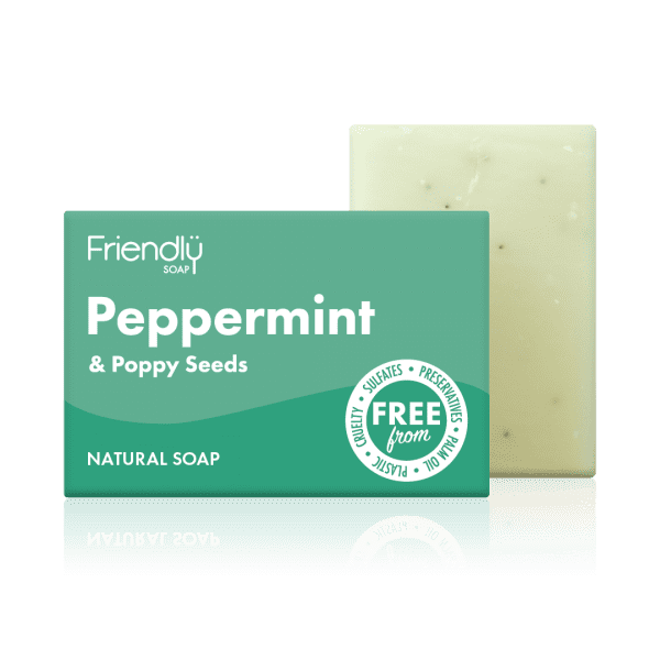 Friendly Peppermint & Poppyseed Soap Bar