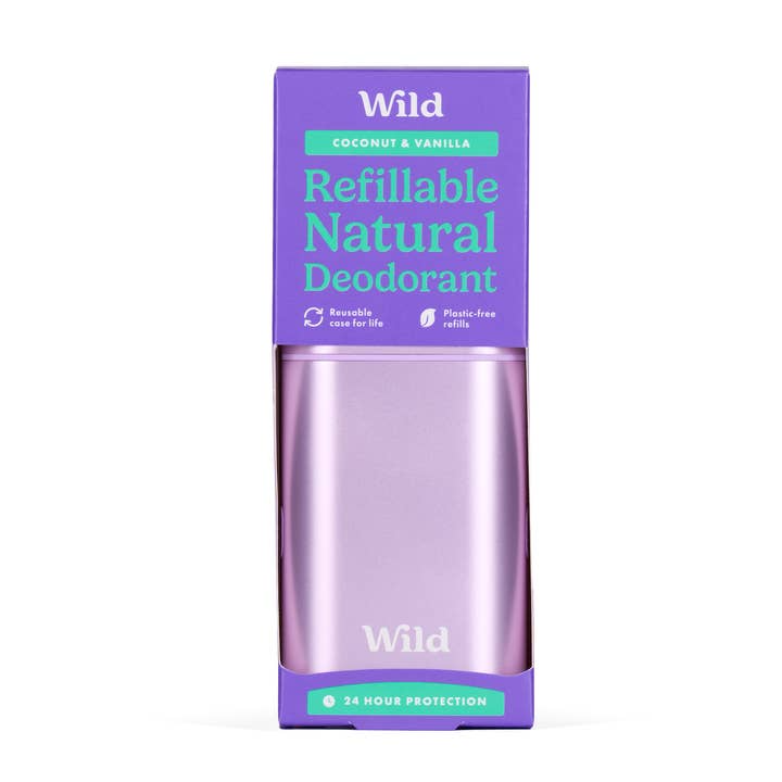 Wild Purple Case and Coconut & Vanilla Deo Starter Pack 40g