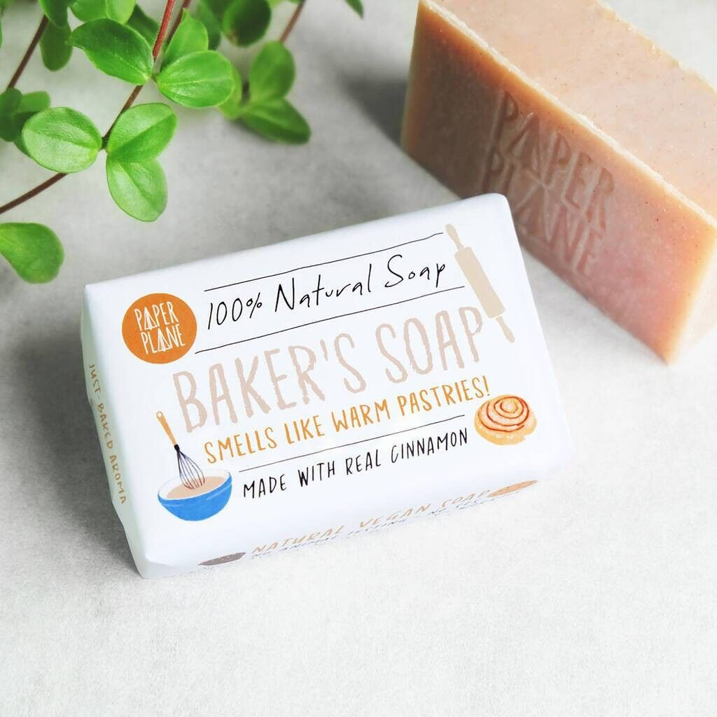 Paper Plane - Cinnamon Baker's Soap 100% Natural Vegan