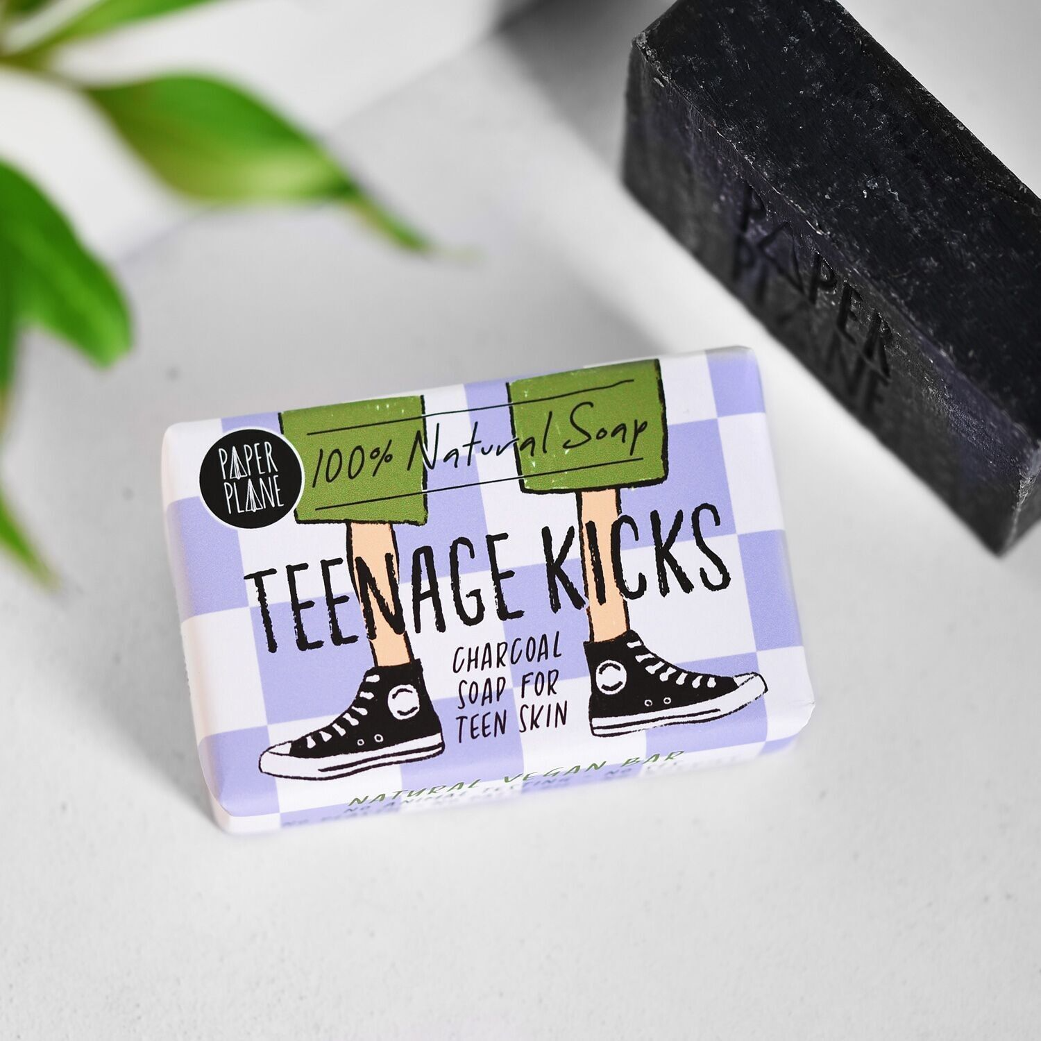Paper Plane Soap Bar - Teenage Kicks Natural Vegan Soap Bar for Teenagers