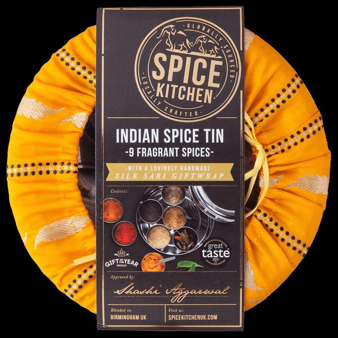 Indian Spice Tin with 9 Spices ( Masala Dabba )