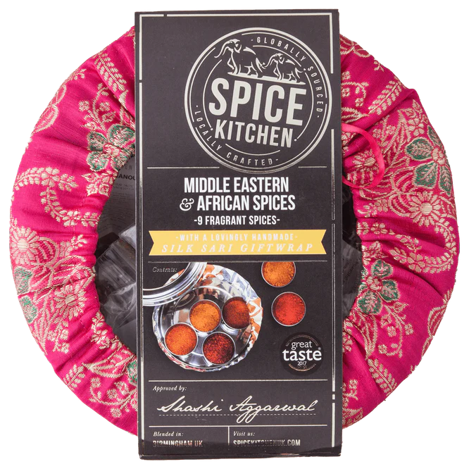 Middle Eastern & African Spice Tin with 9 Spices ( Masala Dabba )