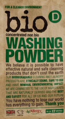 Bio D Concentrated washing Powder