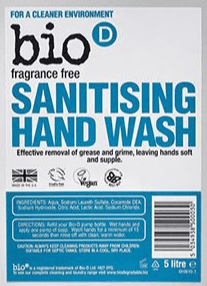 Bio D Hand Wash Fragrance Free