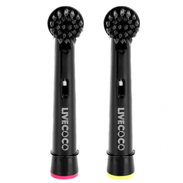 LiveCoCo Recyclable Brush Heads Charcoal