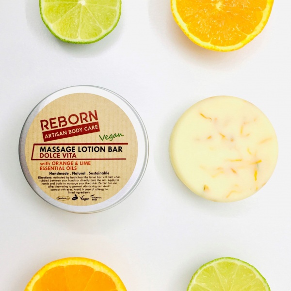Reborn Massage Lotion with Orange & Lime