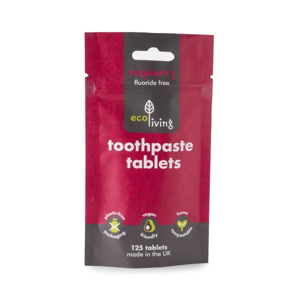 Toothpaste Tablets - Raspberry - REFILL - Flouride Free
