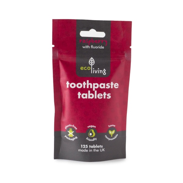 Toothpaste Tablets - Raspberry - REFILL - With Fluoride